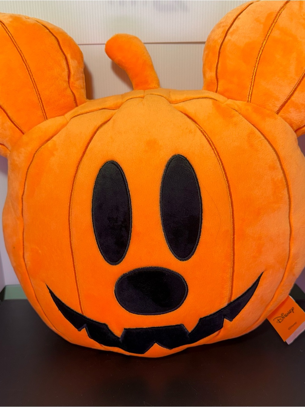 Disney Orange Pumpkin Mickey Plush